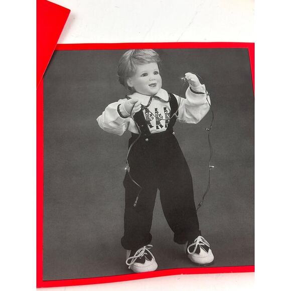 VTG Ashton Drake Galleries Patrick Porcelain Boy Doll 1995 Stand Original #93222 - Picture 15 of 16